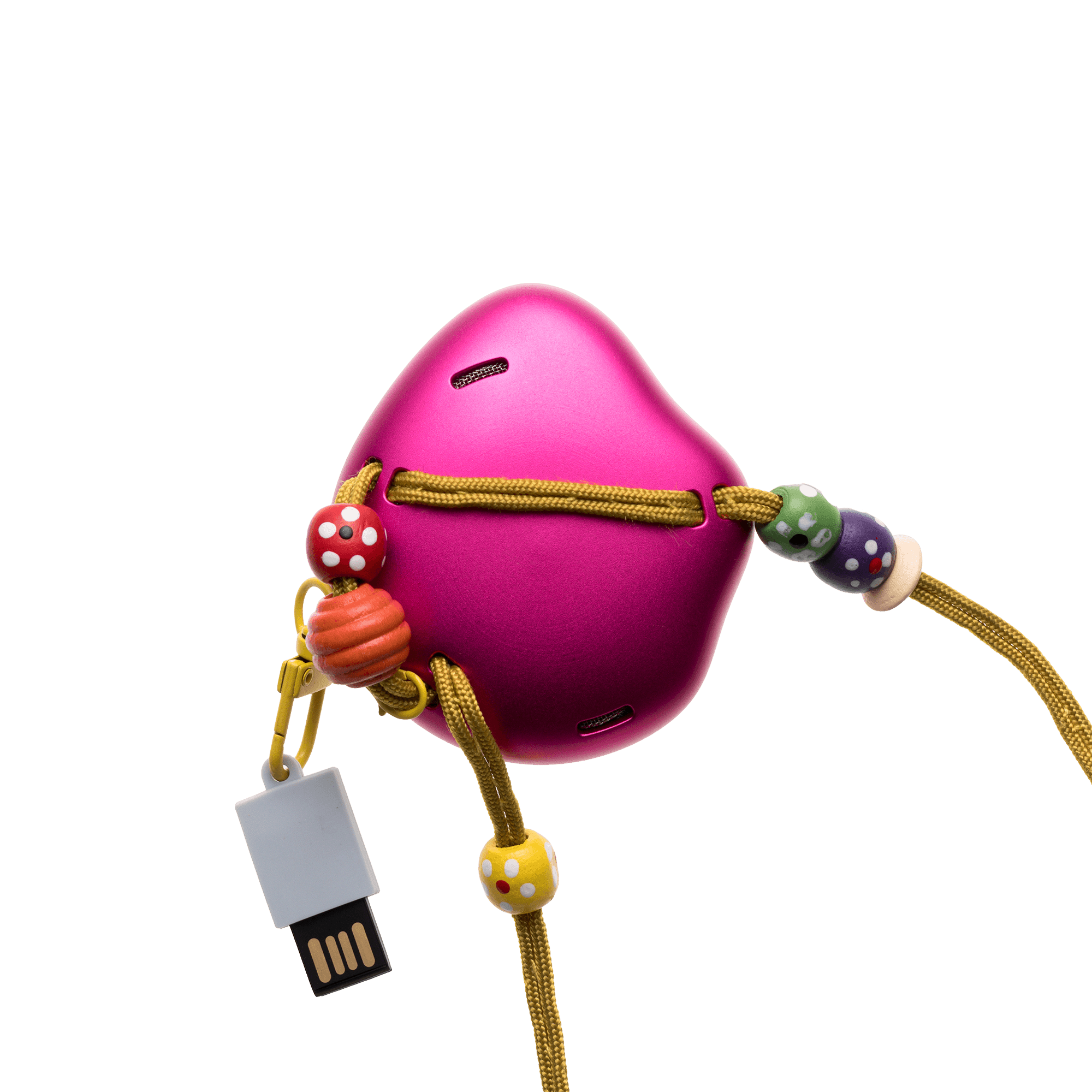 Pink aluminum finish, back